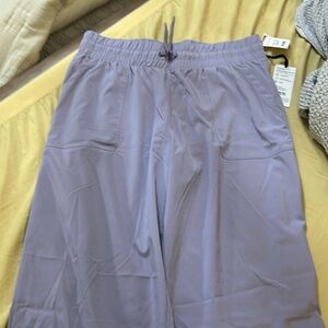 BWT side stitch wide leg crop